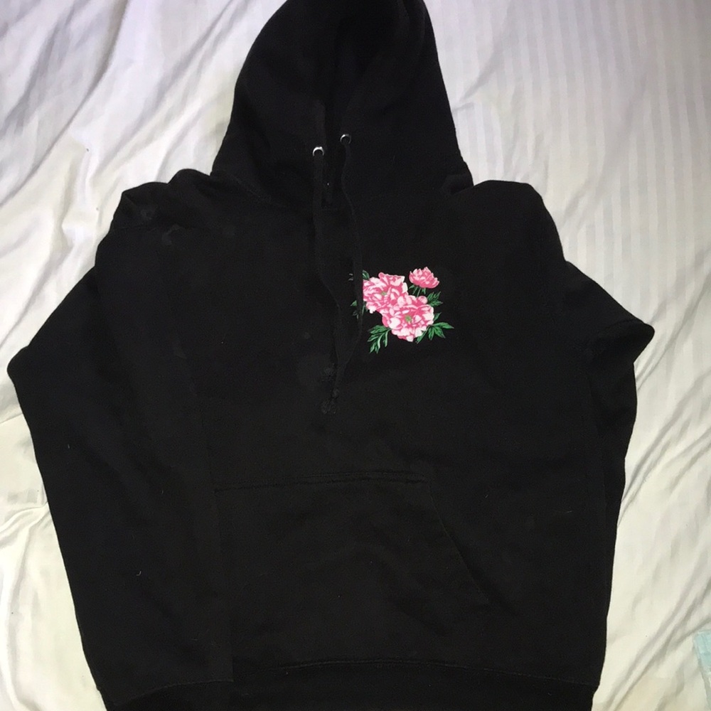 Flower mens hoodie